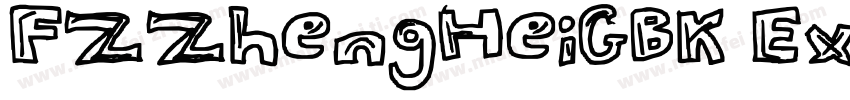 FZZhengHeiGBK Extra字体转换